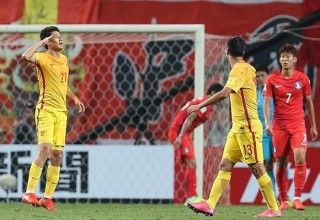 知乎：香港资料图库一免费-国足0-1负韩国