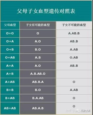 知乎：澳门平特一肖免费资料大全-b型血和o型血生的孩子是什么血型